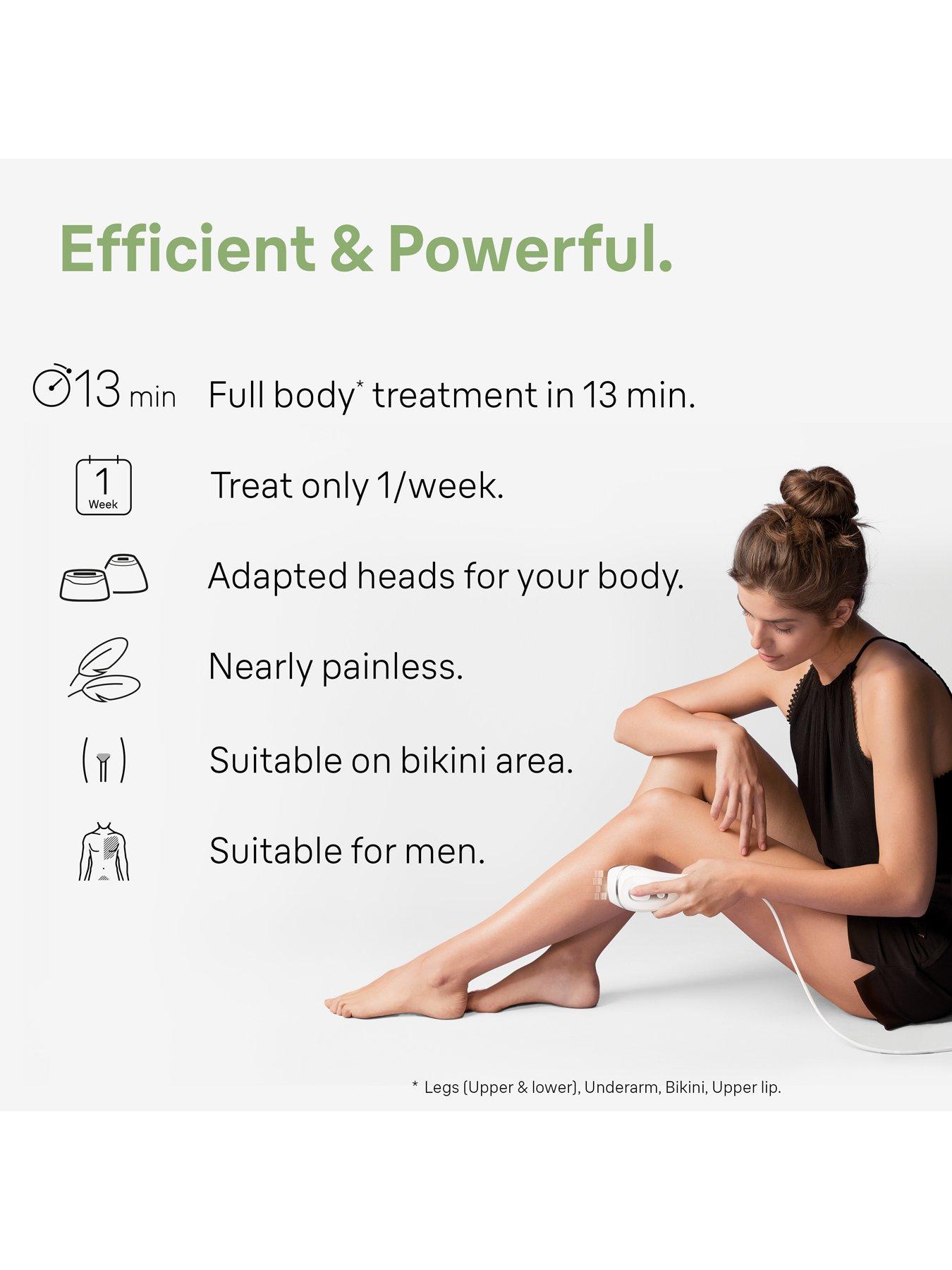  image of braun-silkmiddotexpert-pro-3-pl3233-womens-ipl-at-home-hair-removal-device-with-pouch-whitesilver