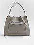  image of river-island-pocket-front-chain-slouch-bag-grey
