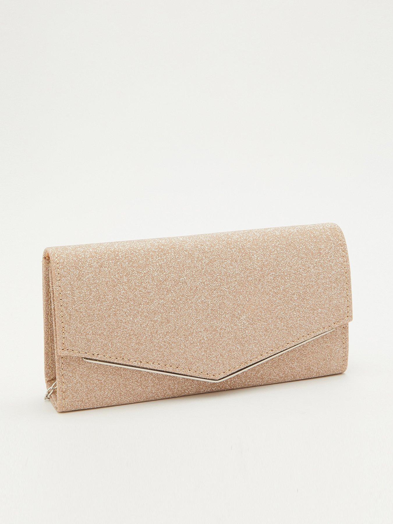 Quiz Glitter Clutch Bag