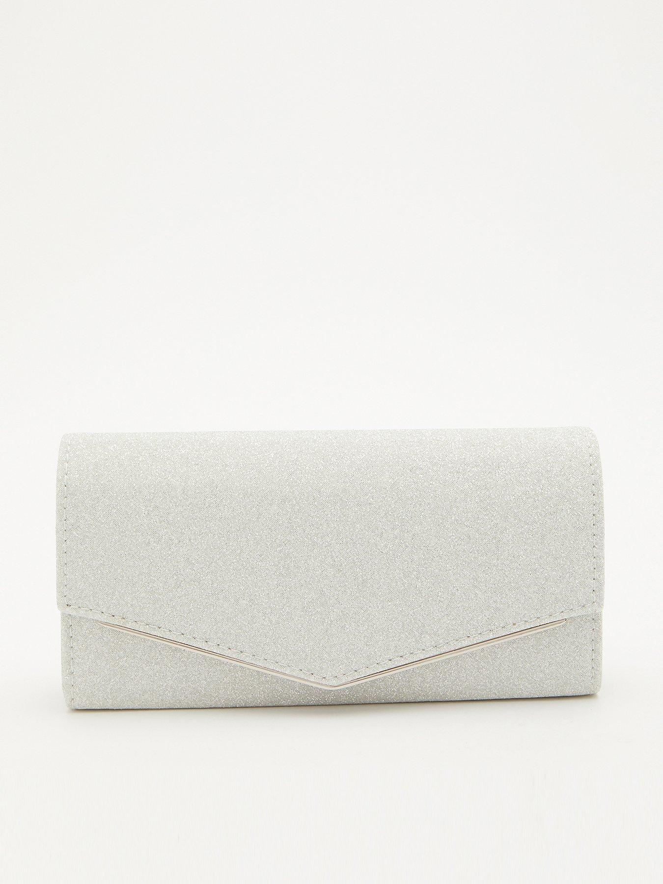 Quiz Glitter Clutch Bag