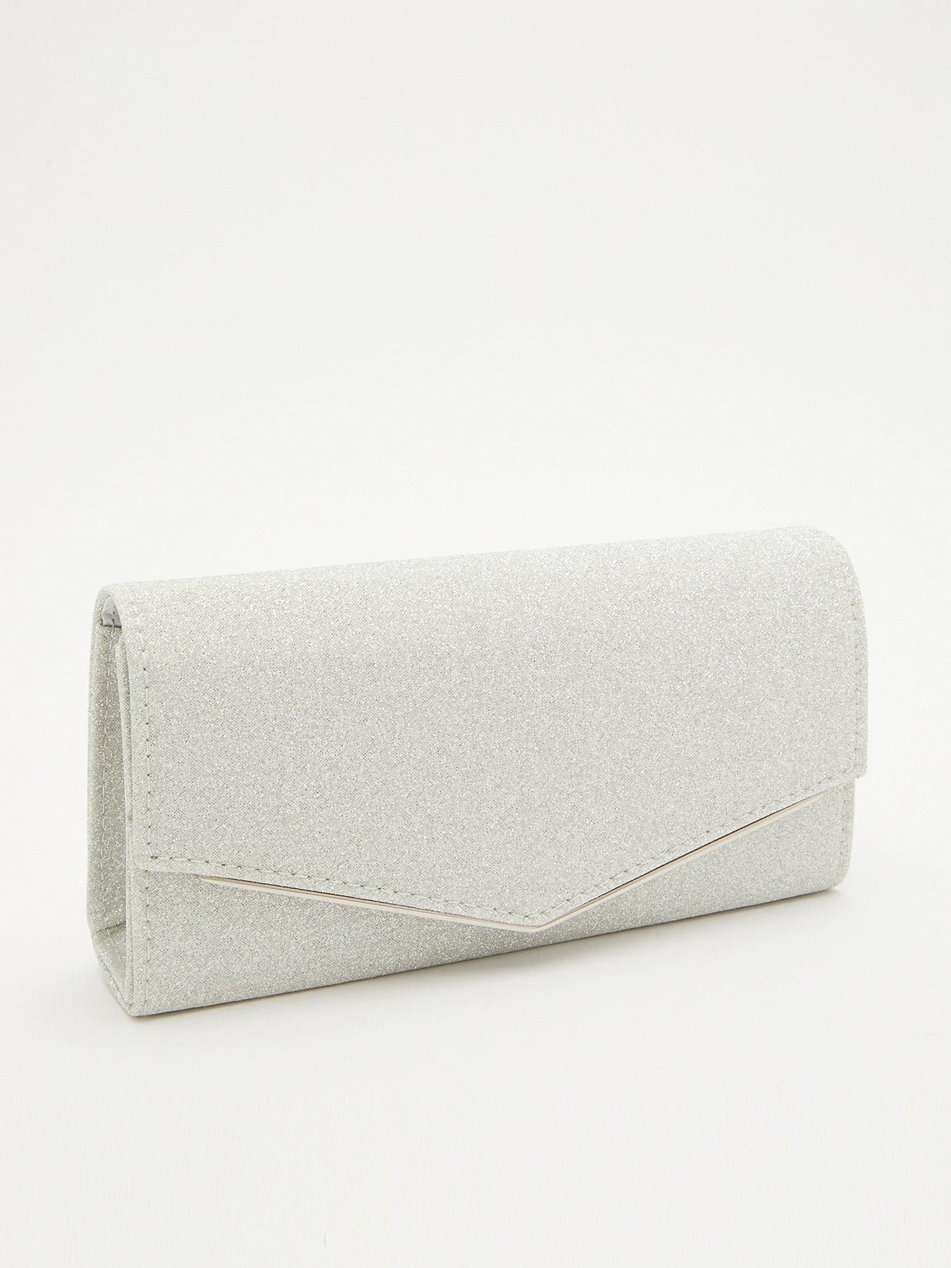 Quiz Glitter Clutch Bag