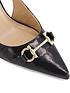  image of dune-london-click-leather-snaffle-point-slingback