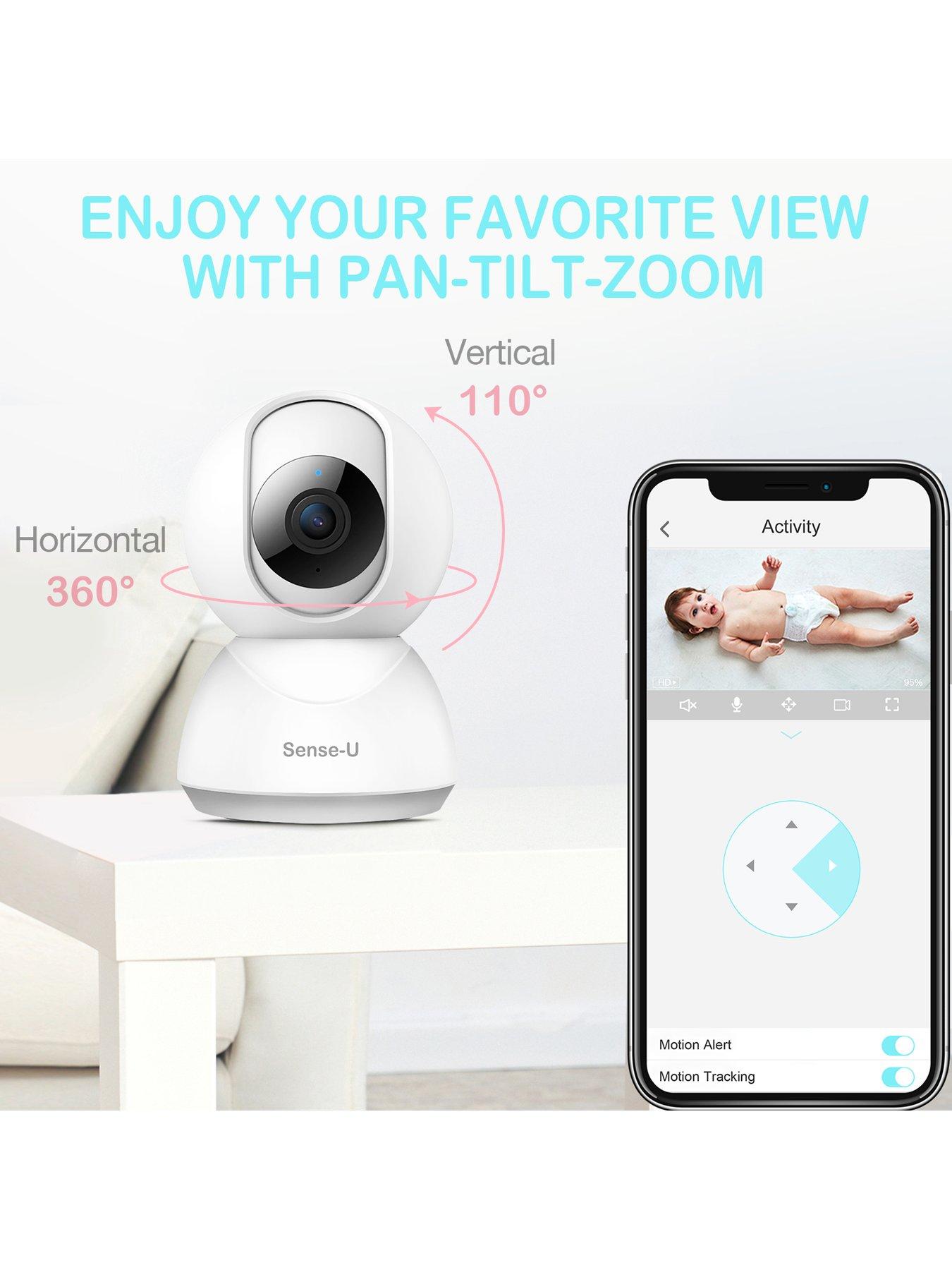  image of sense-u-video-baby-monitor-pan-tilt-zoom