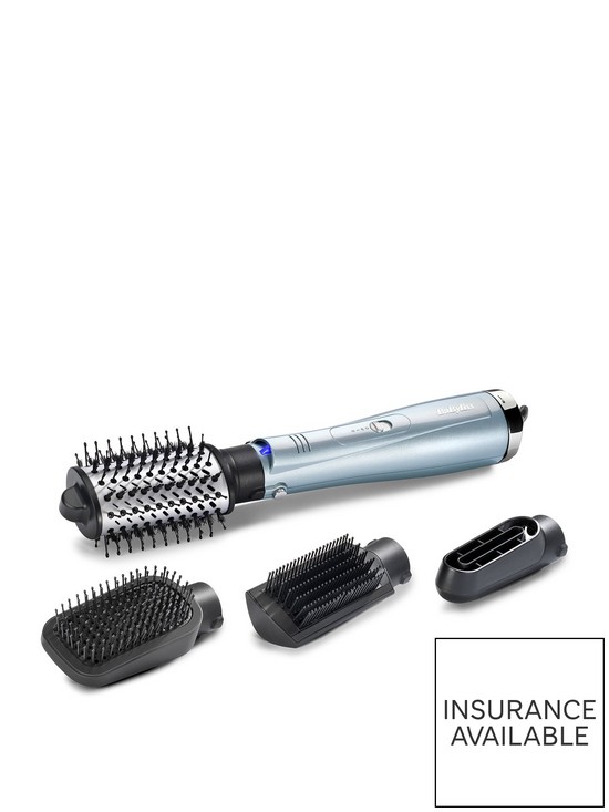 front image of babyliss-hydro-fusion-4-in-1-hair-dryer-brush