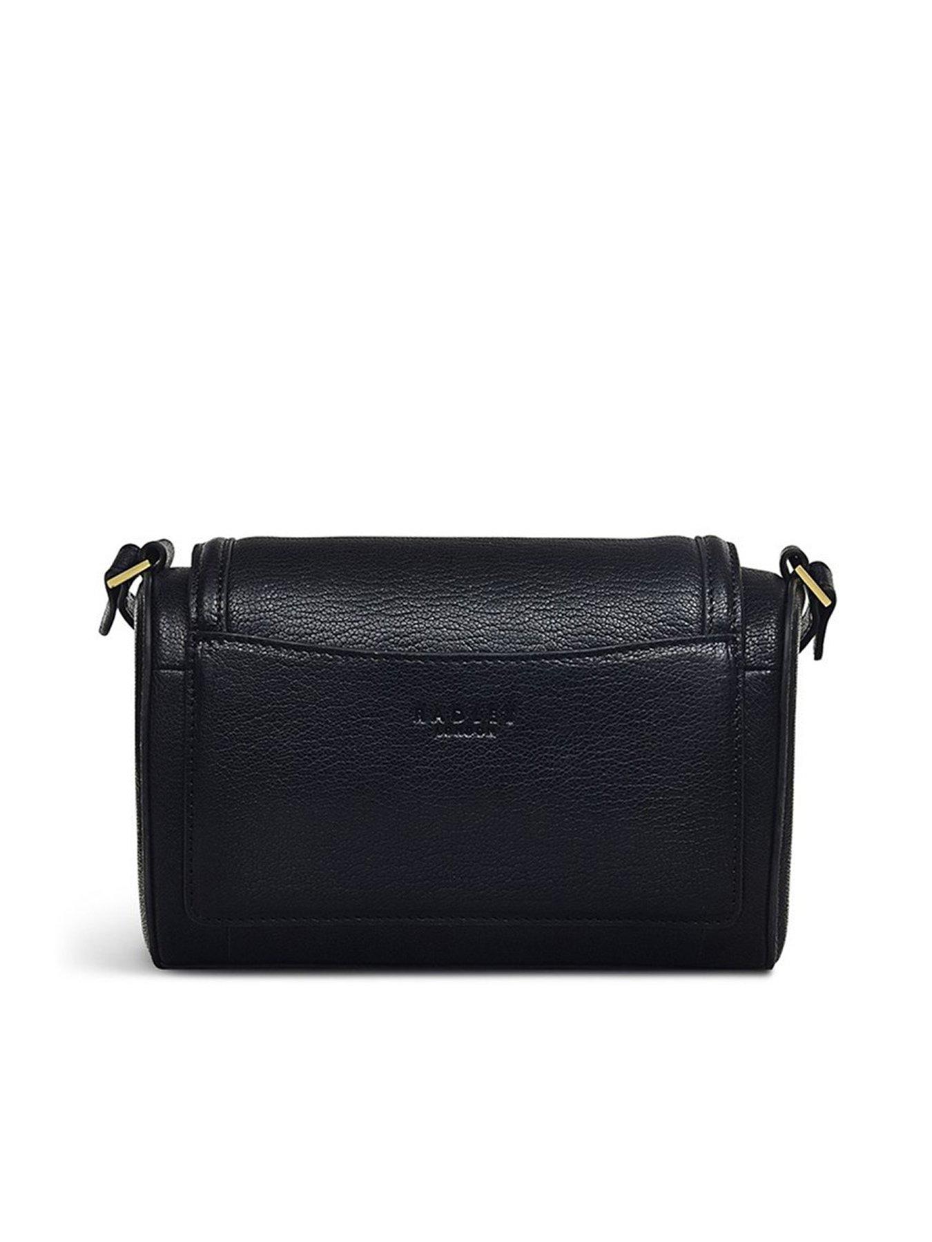 Radley Keeley Street Small Flapover Crossbody - Black | littlewoods.com