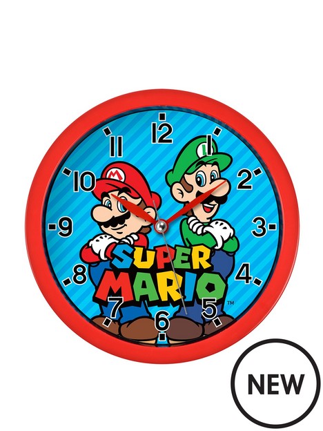 mario-wall-clock