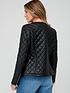  image of v-by-very-quilted-pu-jacket-black