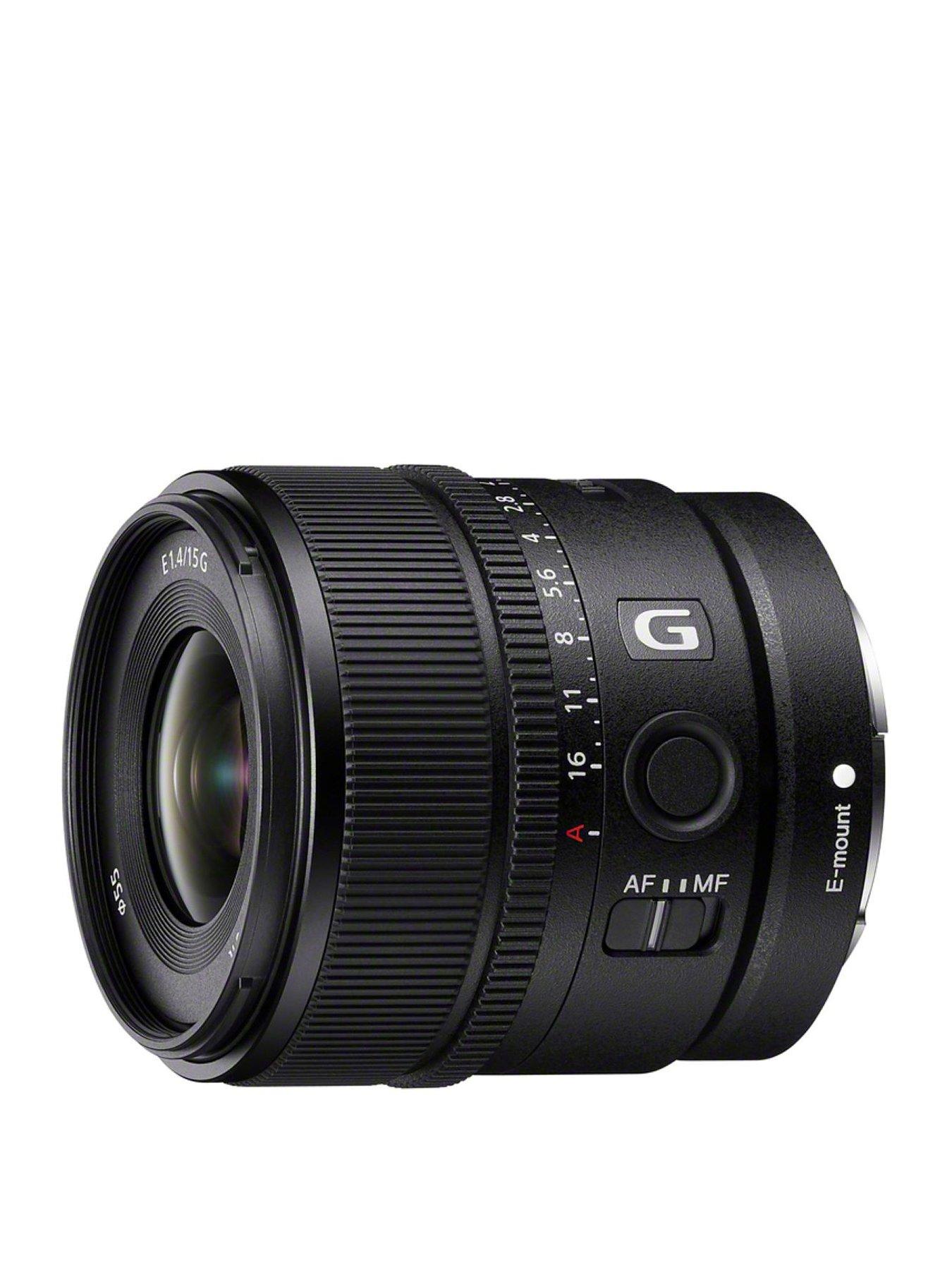 Sony E 15 mm F1.4 G, APS-C Wide Angle Prime Lens (SEL15F14G.SYX)