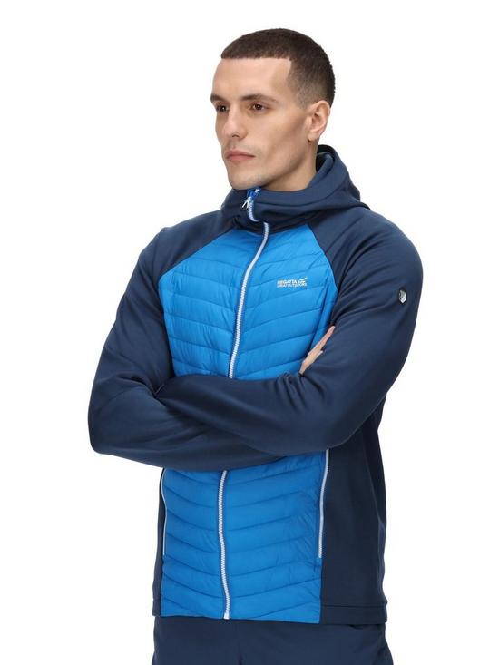 front image of regatta-andreson-vii-hybrid-quilted-jacket-blue