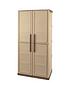  image of shire-large-storage-cupboard-with-shelves-broom-storage