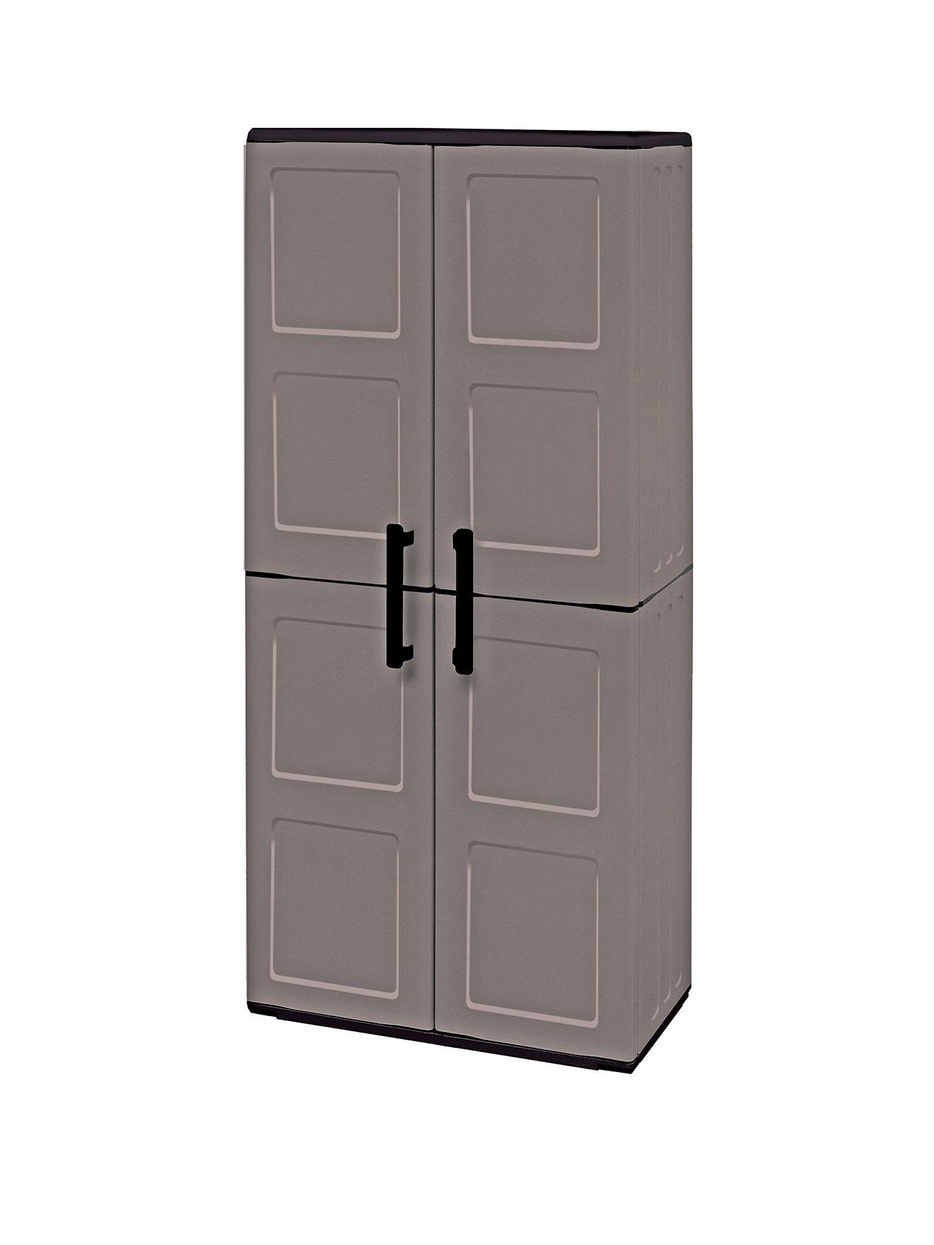 Shire Large Storage Cupboard with Shelves