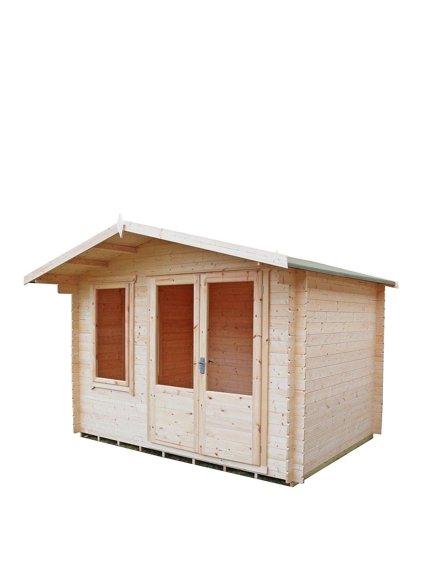 undefined 11 x 10ft Berryfield 19mm Log Cabin