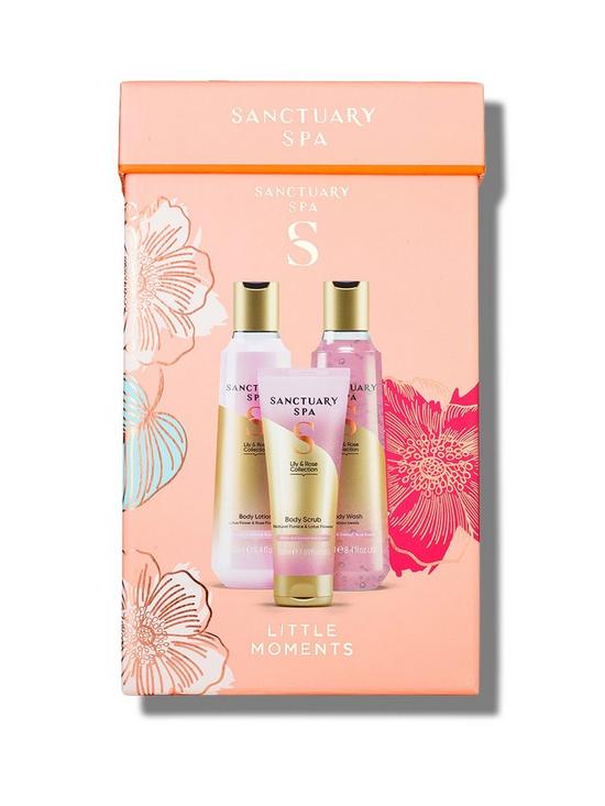 stillFront image of sanctuary-spa-little-moments-550ml-total-weight