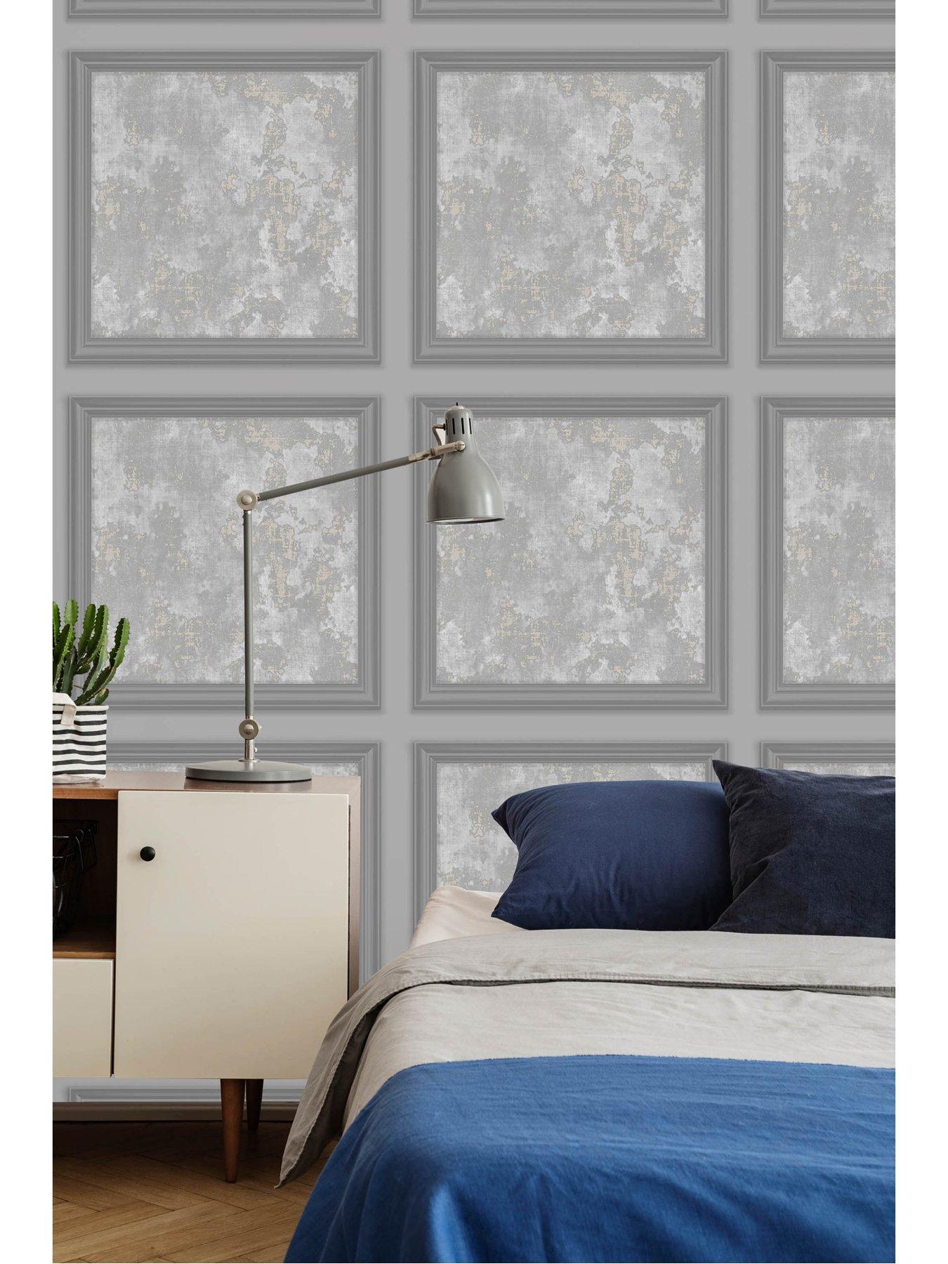 Image 1 of 4 of Fresco Urban Texture Panel Wallpaper