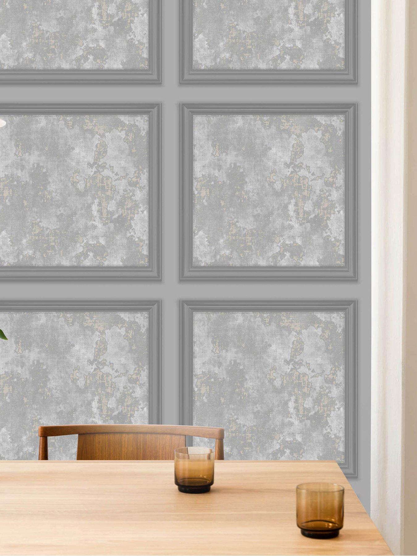 Image 3 of 4 of Fresco Urban Texture Panel Wallpaper