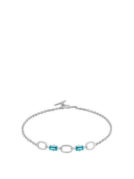 simply-silver-sterling-silver-925-aqua-link-t-bar-bracelet