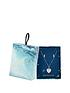  image of mood-silver-crystal-celestial-heart-charm-pendant-and-earring-set