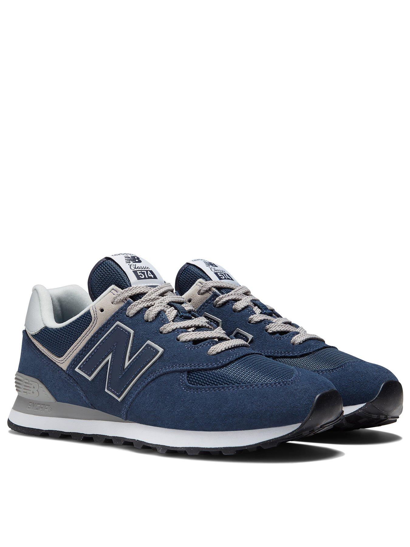 New Balance Mens 574 Trainers Navy Littlewoods