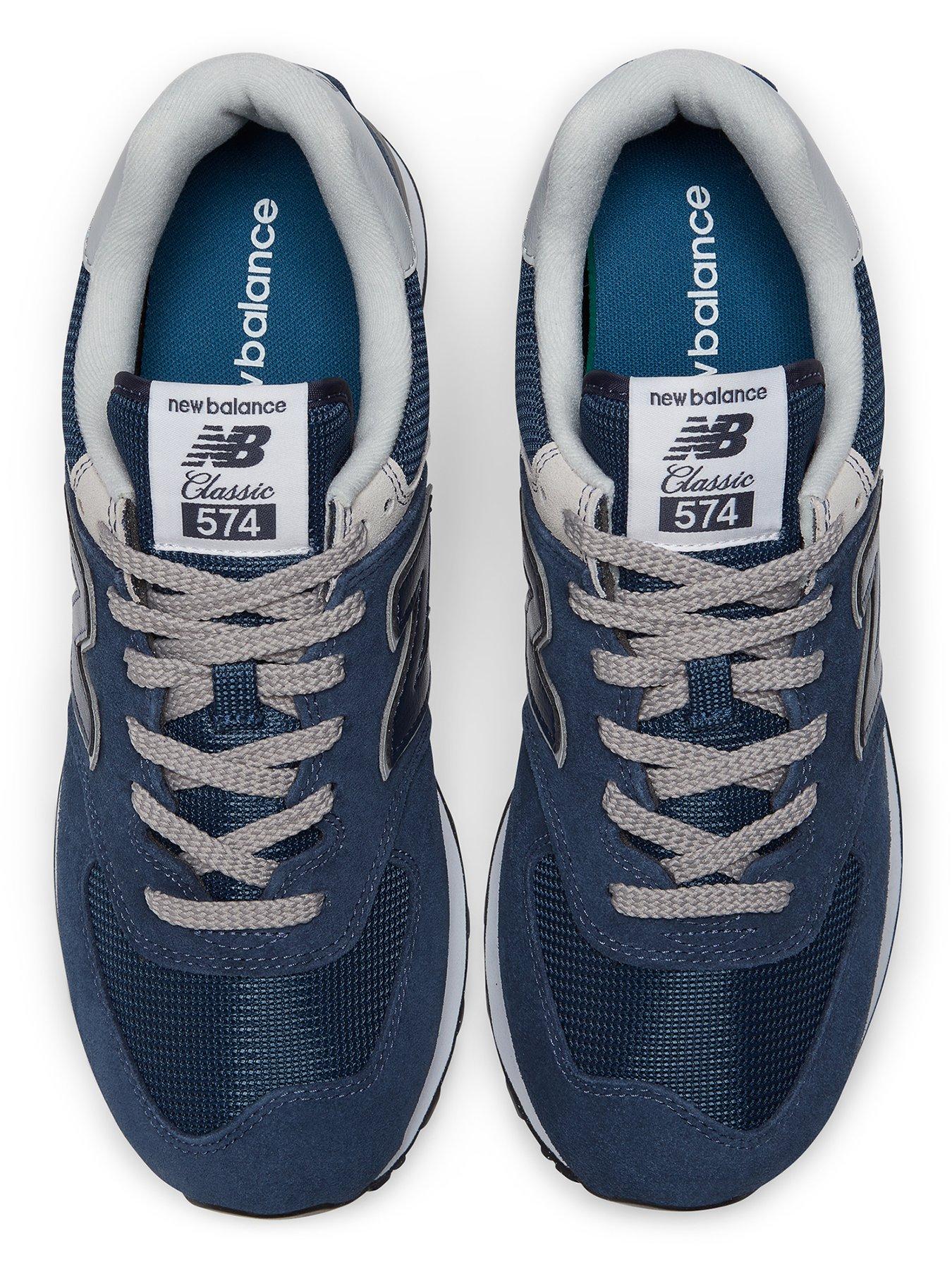 New Balance Mens 574 Trainers Navy Littlewoods