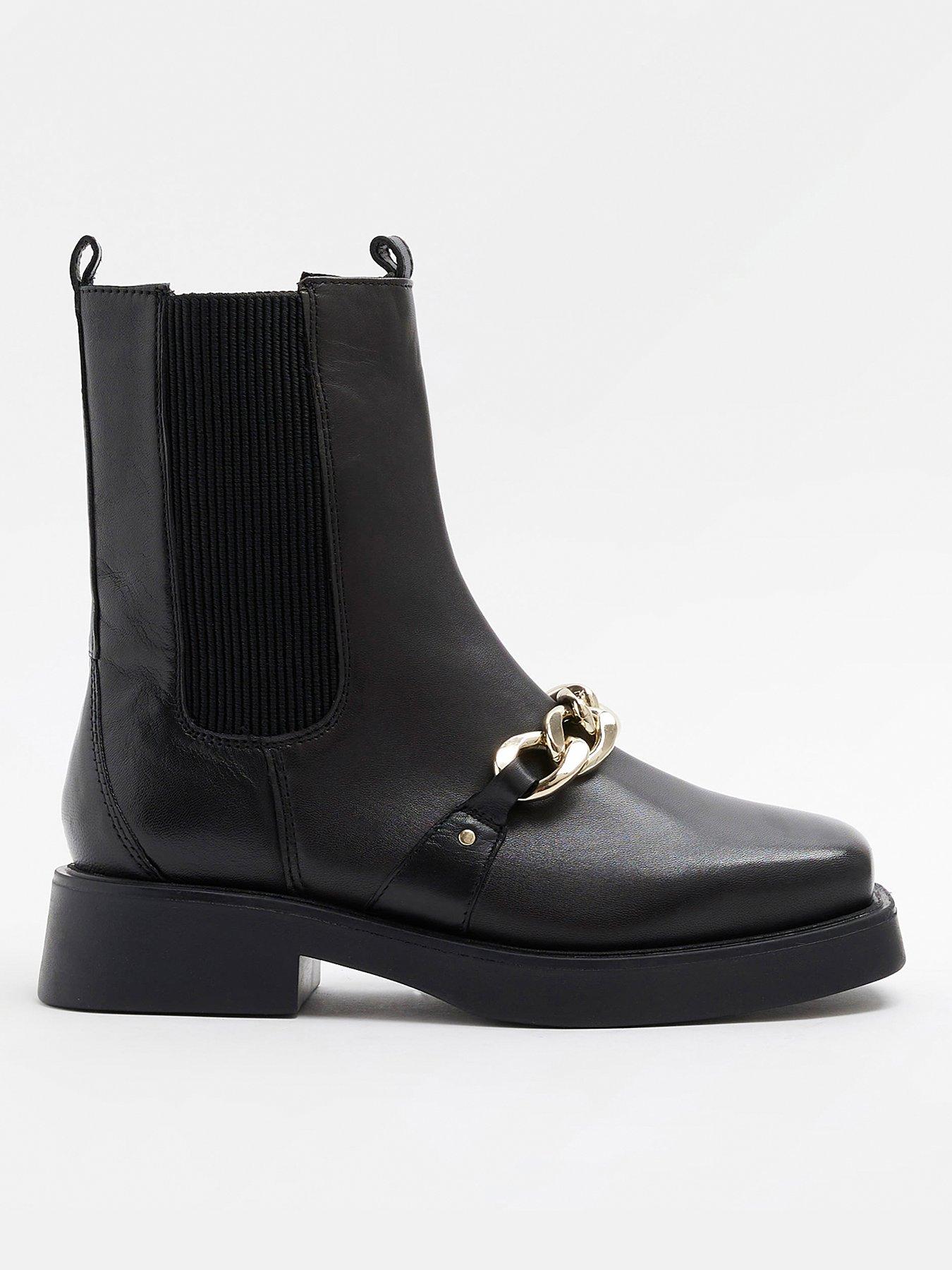 River island black hot sale ankle boots