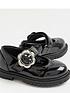  image of river-island-mini-mini-girls-patent-mary-jane-shoes-black