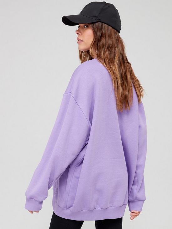 stillFront image of adidas-sportswear-sportswear-all-sznnbspcrew-sweatshirt-violet