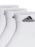  image of adidas-essentials-3-pack-ankle-trainer-socks-whiteblack