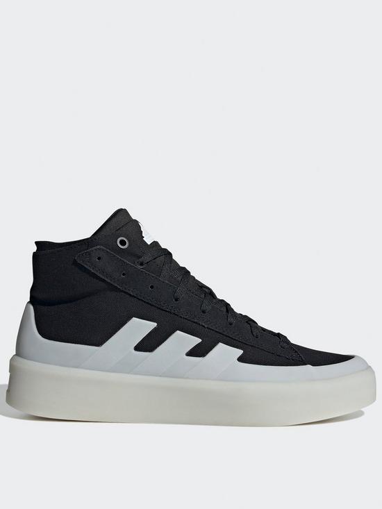 front image of adidas-sportswear-znsored-hi-blackwhite