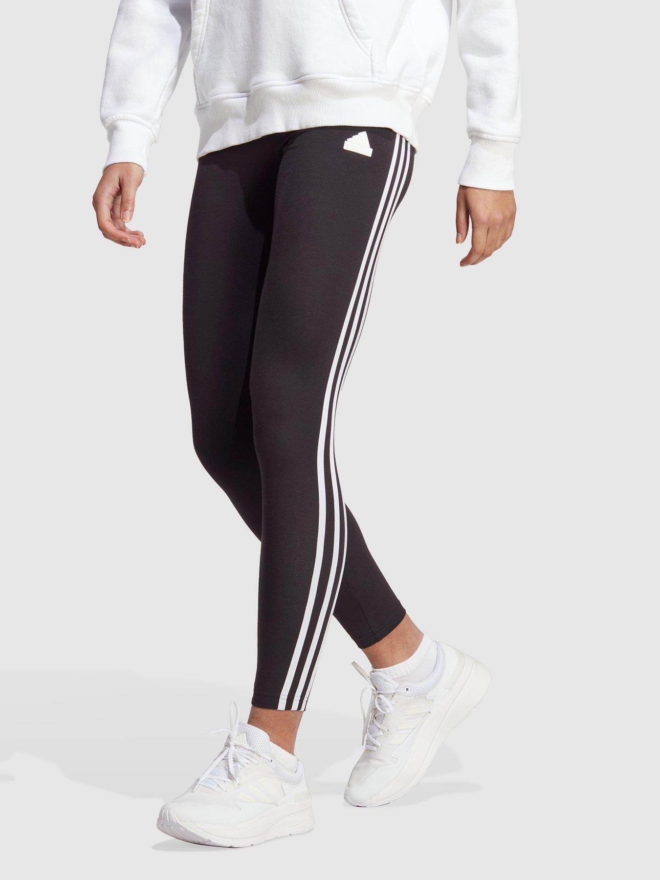 adidas Originals 3 Stripe Trefoil Leggings - Black