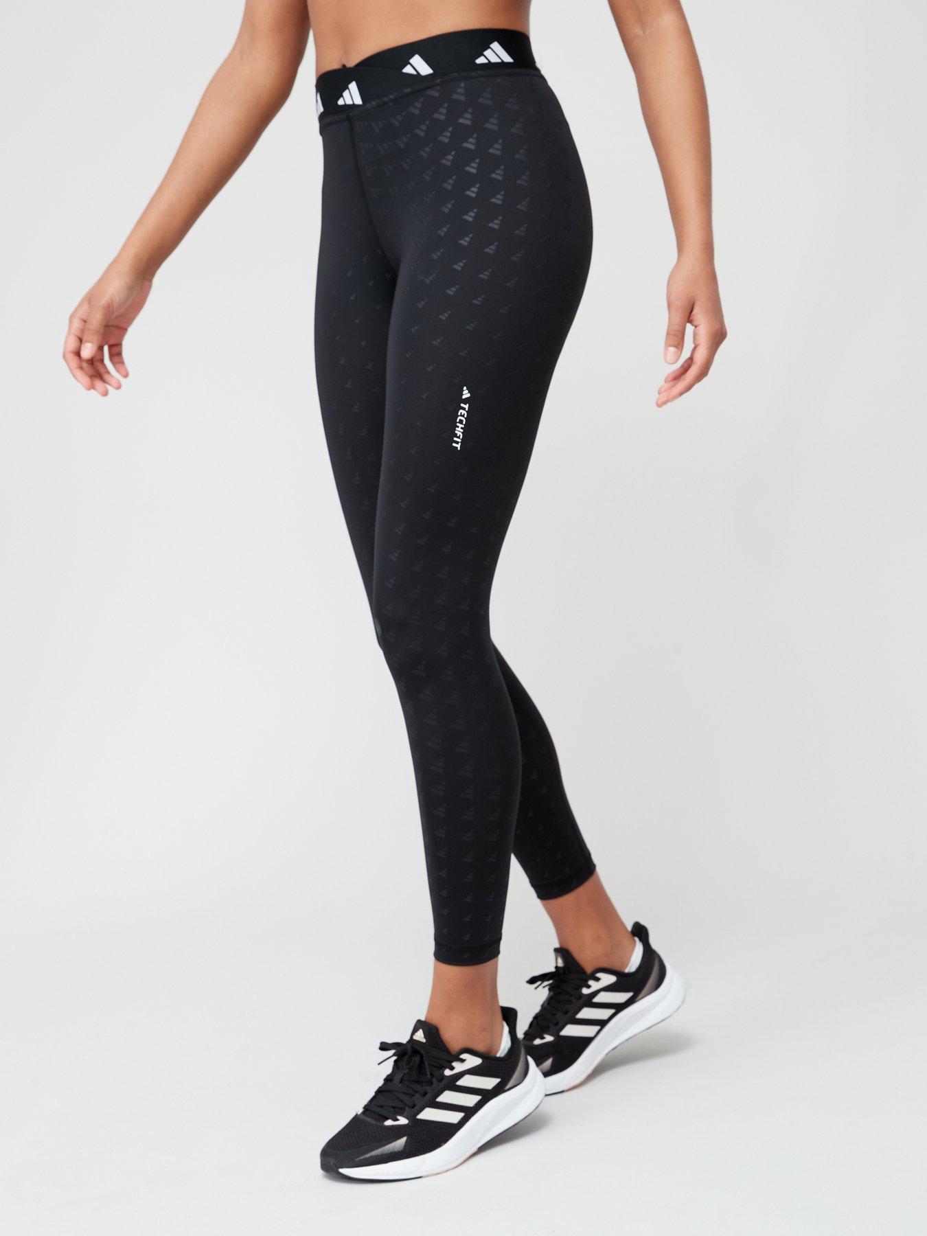 adidas Women's Techfit 3-Stripes Long Gym Leggings, Black, XX-Small :  : Clothing, Shoes & Accessories