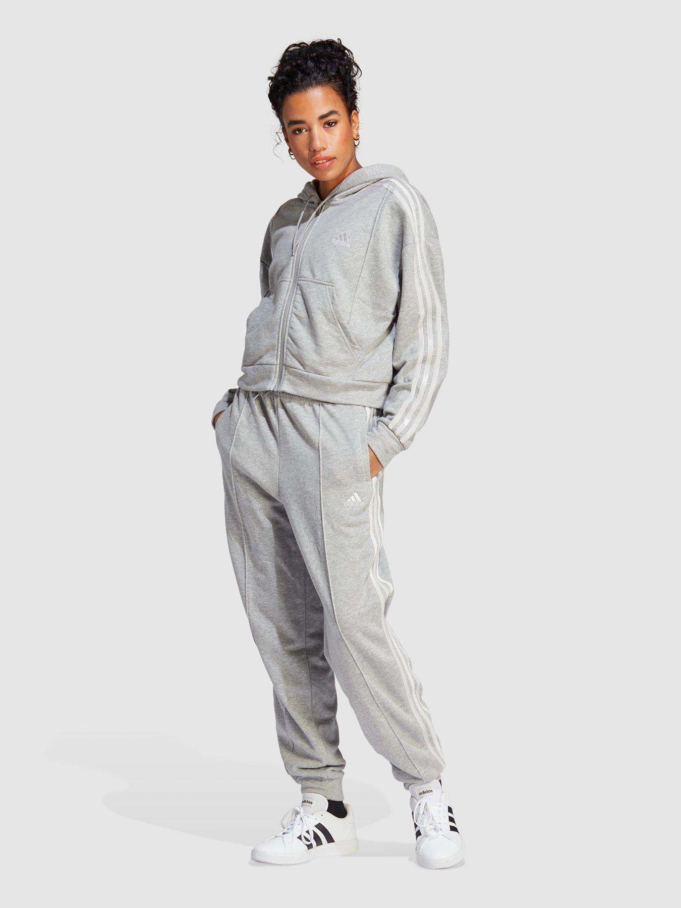 front image of adidas-sportswear-tracksuits-sports-tracksuit-grey