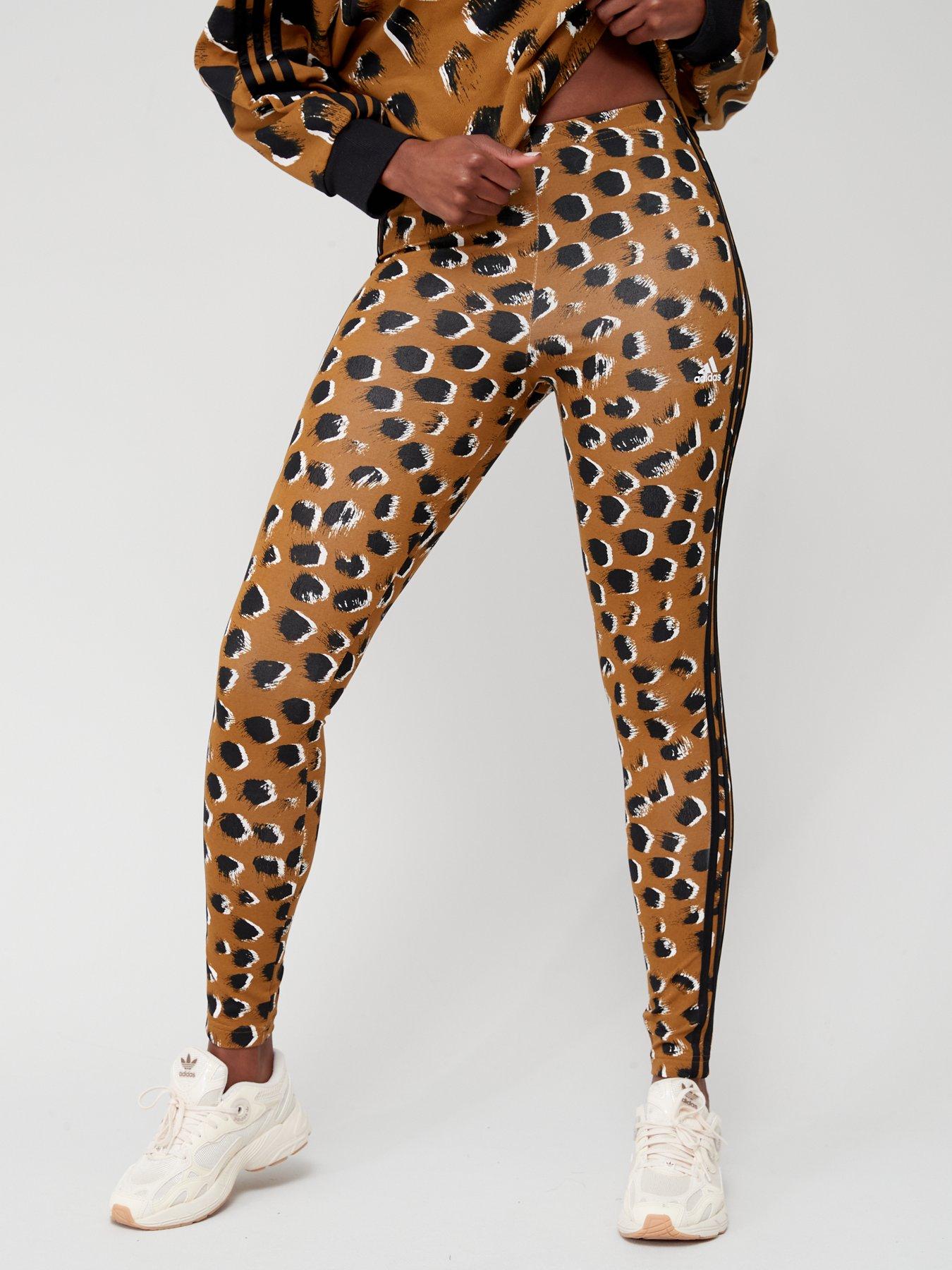 Adidas leopard print clearance leggings