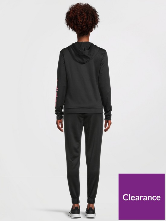 stillFront image of adidas-sportswear-linear-tracksuit-blackpink