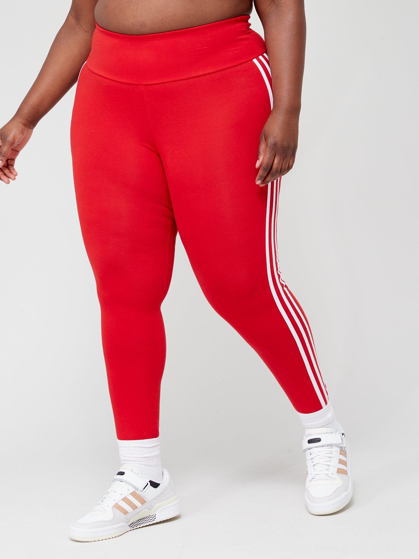 adidas Adicolor Classics 3-Stripes Leggings (Plus Size) - Red, Women's  Lifestyle