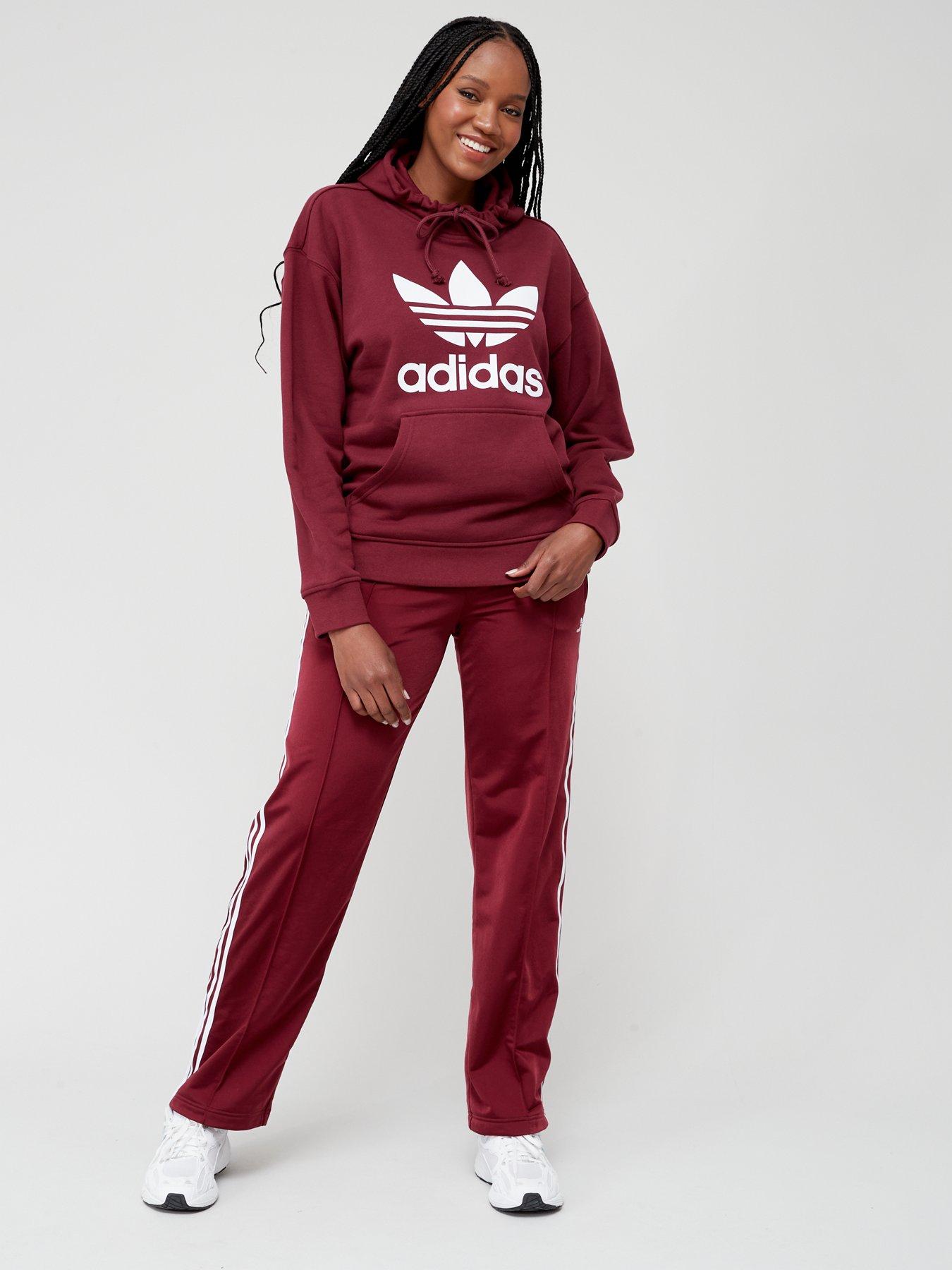 Adidas on sale hoodie burgundy