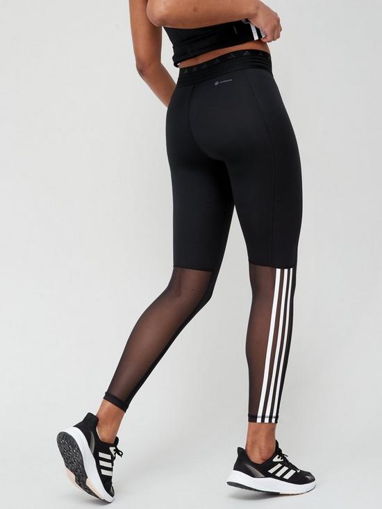 stillFront image of adidas-womens-hyperglam-78-tights--black