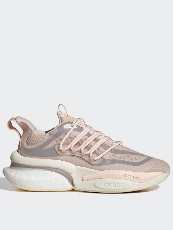 front image of adidas-sportswear-alphaboost-v1-light-brown
