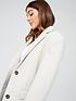  image of v-by-very-x-style-fairy-longline-blazer-coat-with-shoulder-pad-oatmeal