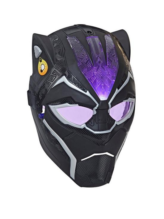 front image of marvel-black-panther-studios-legacy-collection-black-panther-vibranium-power-fx-mask