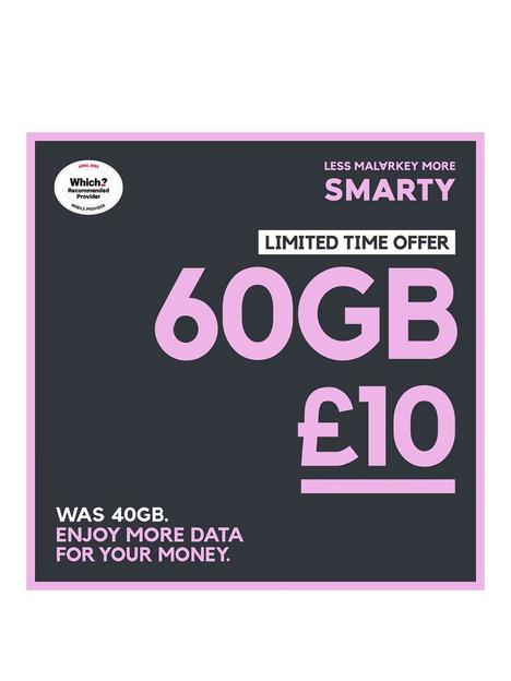 smarty-40gb-unlimited-calls-and-texts-with-eu-roaming-one-month-sim-no-contract-and-5g-at-no-extra-cost