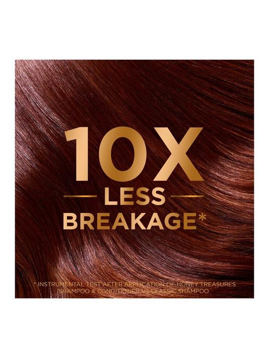 stillFront image of garnier-ultimate-blends-honey-treasures-strengthening-vegan-conditioner-for-damaged-hair-enriched-with-acacia-honey-amp-beeswax-400ml