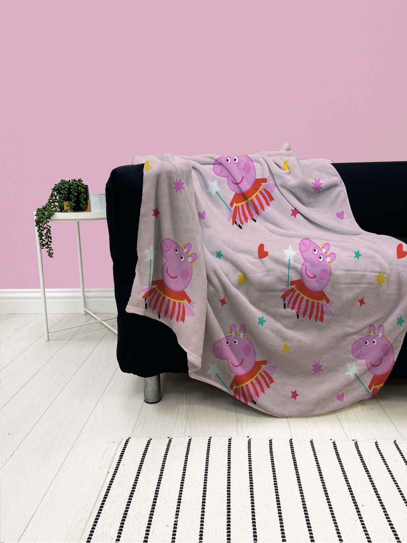  image of peppa-pig-magic-fleece-blanket-pink