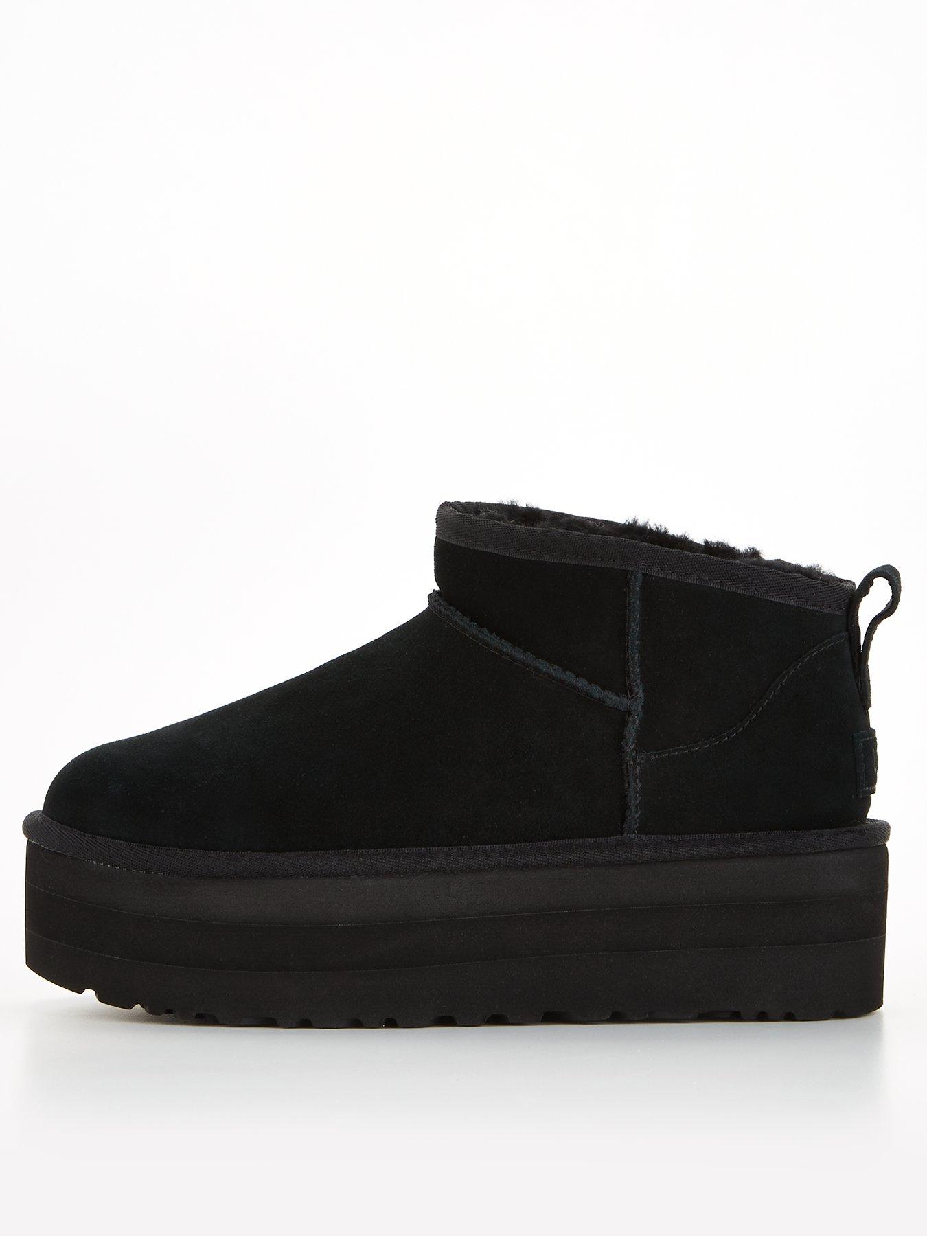 undefined Classic Ultra Mini Platform Ankle Boots - Black