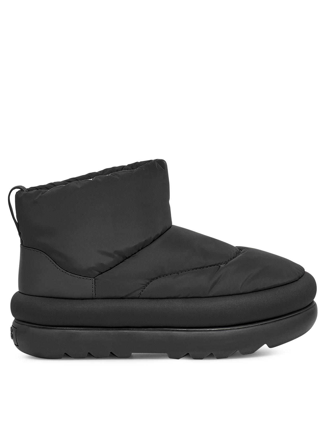 UGG Classic Maxi Mini Ankle Boots - Black | littlewoods.com