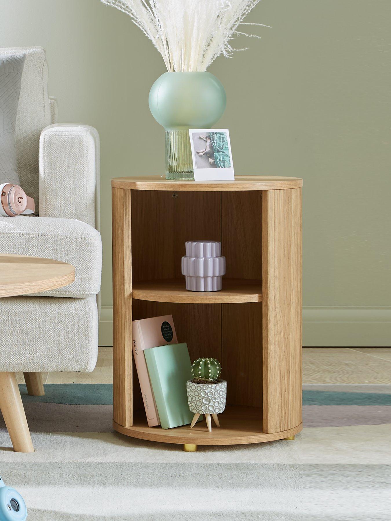 front image of very-home-carina-side-table-oak