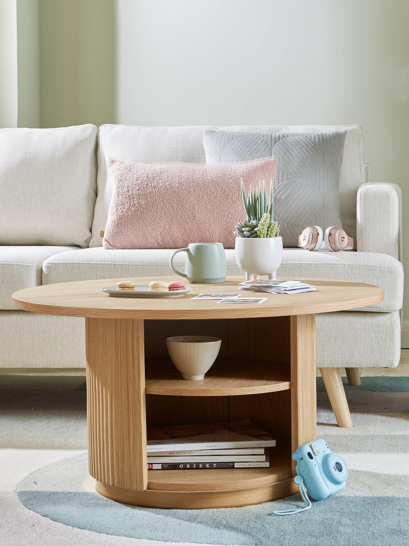 The Very Collection Carina Round Coffee Table - Oak - FSC® Certified