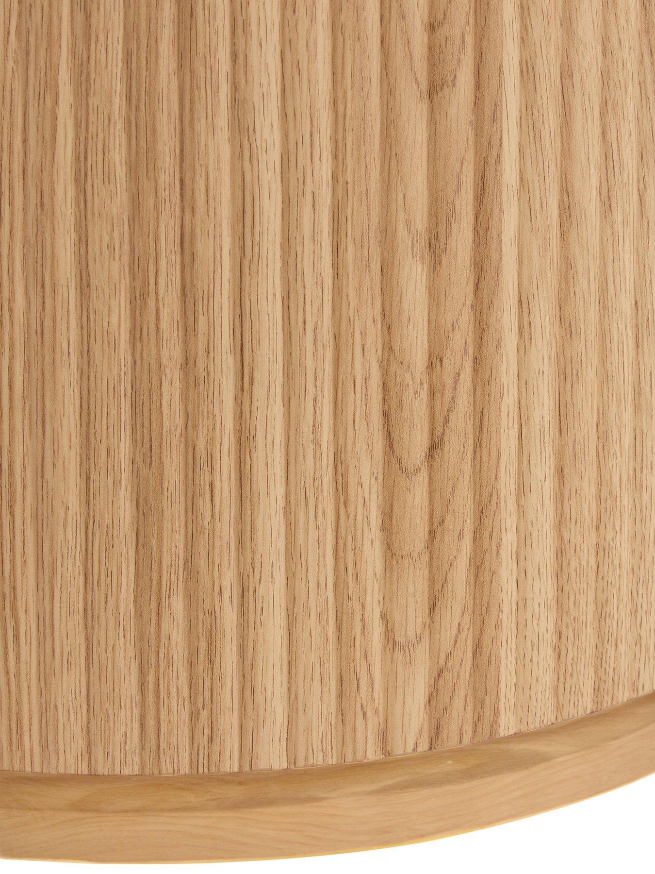  image of very-home-carina-round-coffee-table-oak