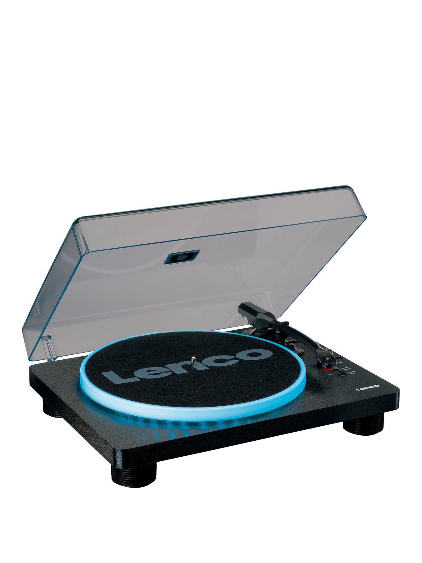  image of lenco-ls-50led-turntable-with-speakers-lights-and-music-digitisation