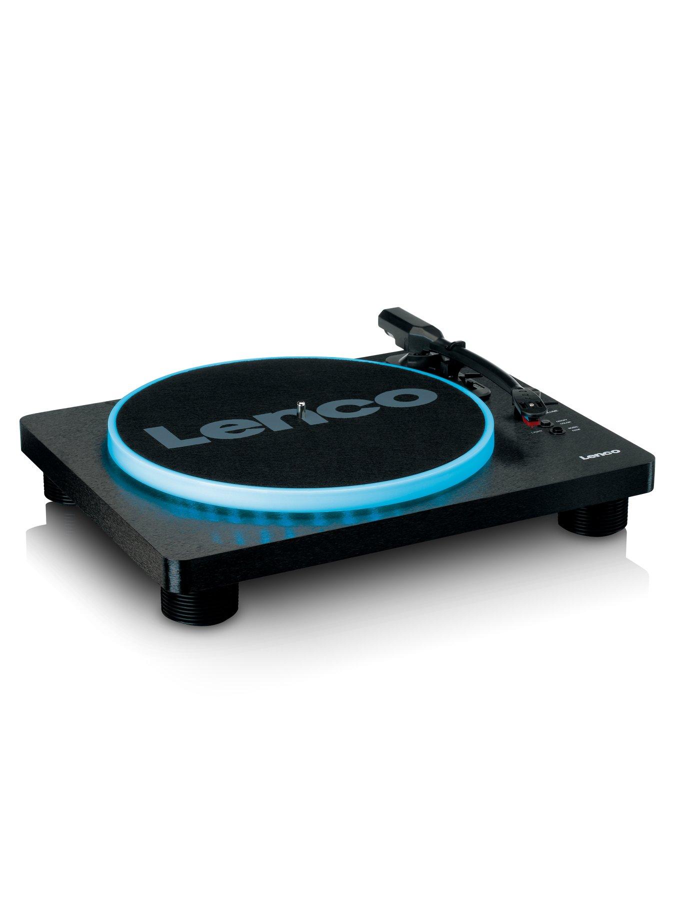 image of lenco-ls-50led-turntable-with-speakers-lights-and-music-digitisation