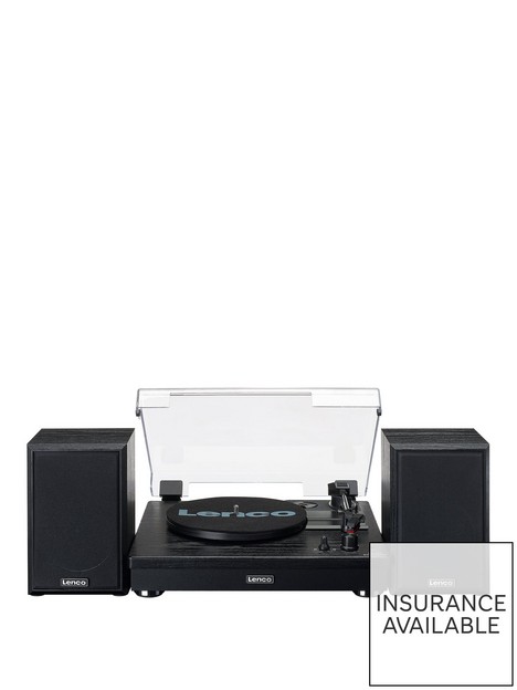 lenco-ls-101-turntable-and-hi-fi-speakers-black
